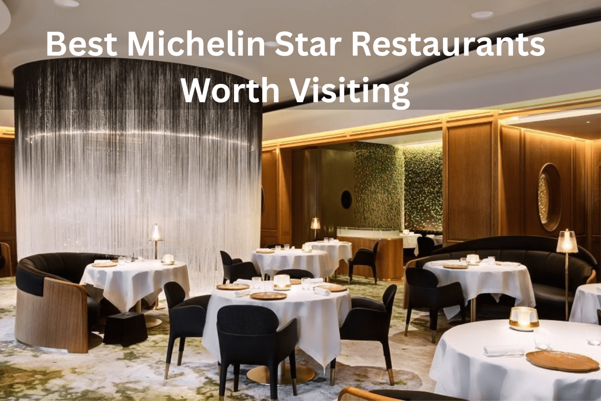 Best Michelin Star Restaurants Worth Visiting