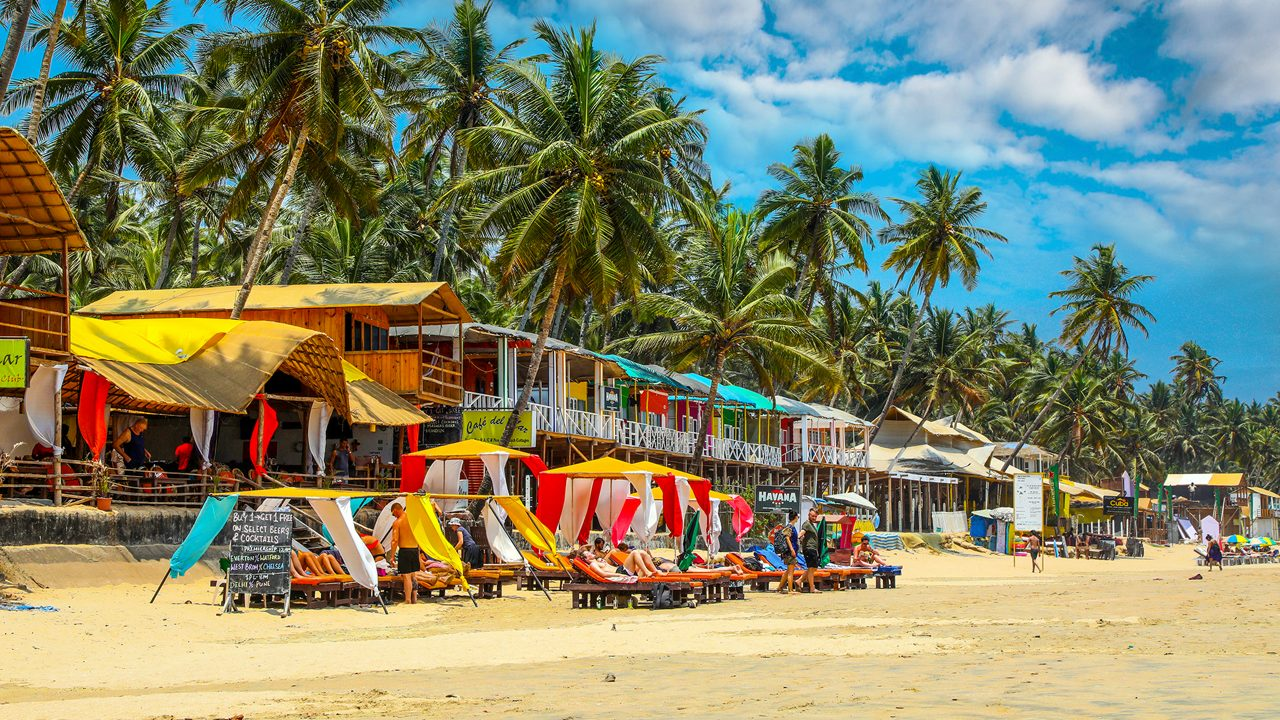 Palolem Beach is widely visited